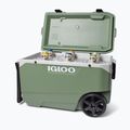 Igloo Ecocool Latitude 90 Qt Roller 85 l vintage zöld túra hűtőszekrény 8