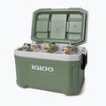 Igloo Ecocool Latitude 52 Qt 49 l vintage zöld túrahűtőszekrény 9