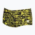 Férfi úszó boxeralsó arena Fisk Low Waist Short fekete és sárga 2A358/53 4