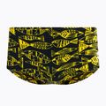 Férfi úszó boxeralsó arena Fisk Low Waist Short fekete és sárga 2A358/53
