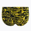 Férfi úszó boxeralsó arena Fisk Low Waist Short fekete és sárga 2A358/53 2