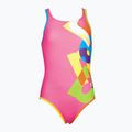 Gyermek egyrészes fürdőruha arena Patch One Piece L rózsaszín 2A787 5