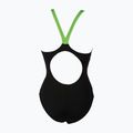 Női egyrészes fürdőruha arena Shadow One Piece fekete/zöld 000088/506 5