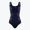 Női egyrészes fürdőruha arena Amber Wing Back One Piece tengerészkék 001260