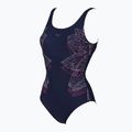 Női egyrészes fürdőruha arena Amber Wing Back One Piece tengerészkék 001260 4
