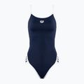 Női egyrészes fürdőruha arena Team Stripe Super Fly Back One Piece tengerészkék 001195/701