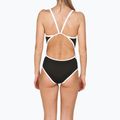 Női egyrészes fürdőruha arena Team Stripe Super Fly Back One Piece fekete 001195/501 6