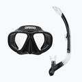 Arena Premium Snorkeling Set fekete/tiszta/fekete