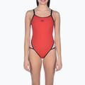 Női fürdőruha arena Team Stripe Super Fly Back egyrészes piros/fekete 001195/415 5