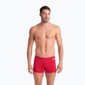 Férfi úszó boxer nadrág arena Team Swim Short Solid red/white 4