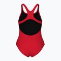 Arena Team Swim Pro Solid piros/fehér egyrészes gyermek fürdőruha 2