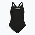 Gyermek egyrészes fürdőruha arena Team Swim Pro Solid fekete/fehér