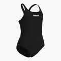 Gyermek egyrészes fürdőruha arena Team Swim Pro Solid fekete/fehér 3