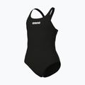 Gyermek egyrészes fürdőruha arena Team Swim Pro Solid fekete/fehér 4