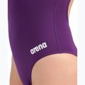 Női egyrészes fürdőruha Arena Team Light Drop Solid plum/white 9