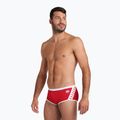 Férfi arena Icons Swim Alacsony derekú rövidnadrág egyszínű piros 005046/410 fürdőnadrág 6