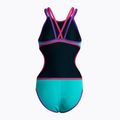 Női egyrészes fürdőruha arena One Double Cross Back One Piece kék 004732/889 2