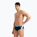 Férfi arena Icons Swim Alacsony derekú rövid logós úszónadrág fekete 005656