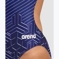 Női egyrészes fürdőruha arena Kikko Pro Challenge Back navy/navy multi 7