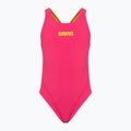 Gyermek egyrészes fürdőruha arena Team Swim Tech Solid piros 004764/960