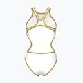 Női egyrészes fürdőruha Arena One Biglogo One Piece white/gold 2
