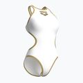 Női egyrészes fürdőruha Arena One Biglogo One Piece white/gold 4