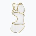 Női egyrészes fürdőruha Arena One Biglogo One Piece white/gold 5