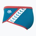 Férfi arena Icons Swim Alacsony derekú rövid egyszínű kék cosmo/astro piros úszó boxeralsó 3