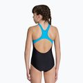 Gyermek egyrészes fürdőruha arena Multi Pixels New Swim Pro Back fekete/türkizkék 4