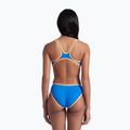 Női egyrészes fürdőruha arena One Biglogo One Piece blue river/fluo orange 3