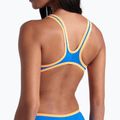 Női egyrészes fürdőruha arena One Biglogo One Piece blue river/fluo orange 5