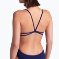 Női egyrészes fürdőruha arena Lace Back Solid navy/fehér 8