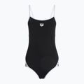 Női egyrészes fürdőruha arena Icons Super Fly Back Solid black / white