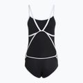 Női egyrészes fürdőruha arena Icons Super Fly Back Solid black / white 2
