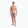 Férfi arena úszó boxeralsó Multi Stripes Swim Alacsony derekú rövidnadrág navy multi 5