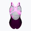 Női egyrészes fürdőruha arena Imaginary Swim Pro Back black/shocking pink/multi 2