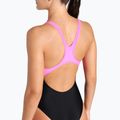 Női egyrészes fürdőruha arena Imaginary Swim Pro Back black/shocking pink/multi 9
