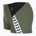Férfi úszónadrág arena Stripe Swim Short sage/black/multi 3