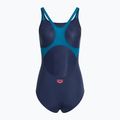 Női egyrészes fürdőruha arena Foggy Dots Swim Pro Back navy / blue cosmo 2