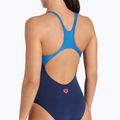 Női egyrészes fürdőruha arena Foggy Dots Swim Pro Back navy / blue cosmo 5