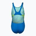 Gyerek egyrészes fürdőruha arena Star Shaped Swim Tech L blue river/soft green/multi 2