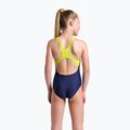 Gyerek egyrészes fürdőruha arena Light Tricks Swim Pro Back navy/soft green/multi 7