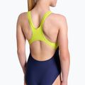 Gyerek egyrészes fürdőruha arena Light Tricks Swim Pro Back navy/soft green/multi 9