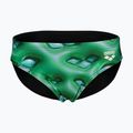 Gyerek úszónadrág arena Foam Swim Briefs black/soft green multi