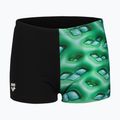 Gyerek úszónadrág arena Foam Swim Short black/soft green multi