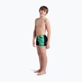 Gyerek úszónadrág arena Foam Swim Short black/soft green multi 6