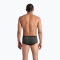 Férfi úszónadrág arena One Low Waist Short Big Logo dark sage/black 3