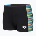 Gyermek arena Racing Stripe fürdőruha fekete/fekete multi 3