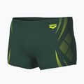 Férfi arena Poseidonia Swim Short sötét zsálya/artic lime boxer rövidnadrág 3