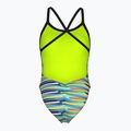 Női egyrészes fürdőruha arena Racing Stripe Xcriss Cross fekete multi/fekete 2